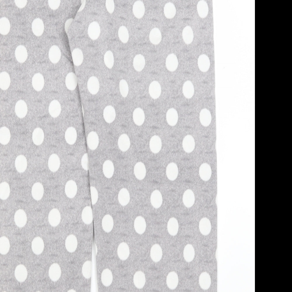 Shelley Womens Grey Polka Dot  Capri Pyjama Pants Size L