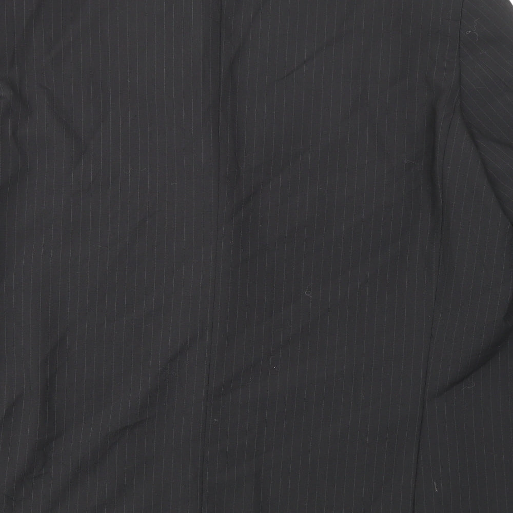 Skopes Mens Black Striped  Jacket Blazer Size 50