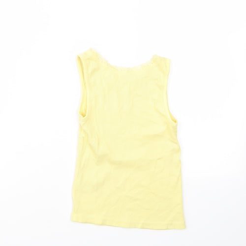 NUTMEG  Girls Yellow   Basic T-Shirt Size 4-5 Years