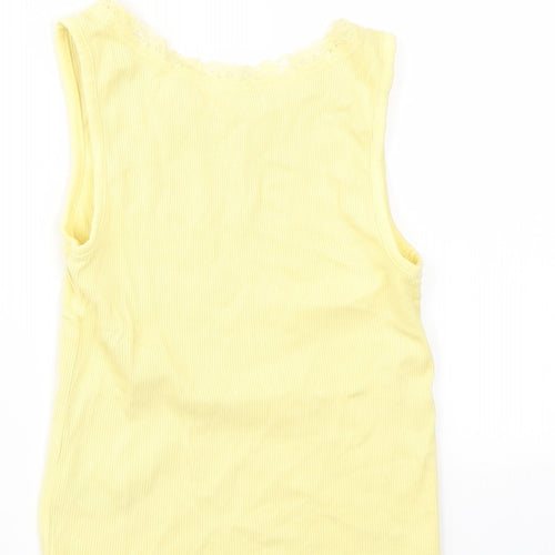 NUTMEG  Girls Yellow   Basic T-Shirt Size 4-5 Years