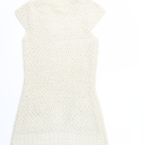 New Look Womens Ivory   Fit & Flare  Size 12