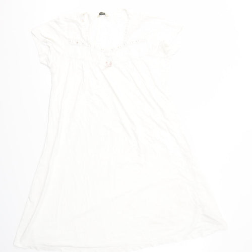 M&S Womens White   Fit & Flare  Size 12