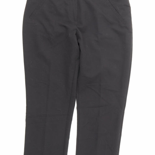 Papaya Womens Black   Trousers  Size 10 L30 in