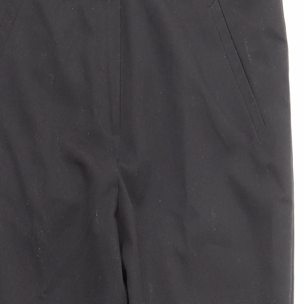Papaya Womens Black   Trousers  Size 10 L30 in