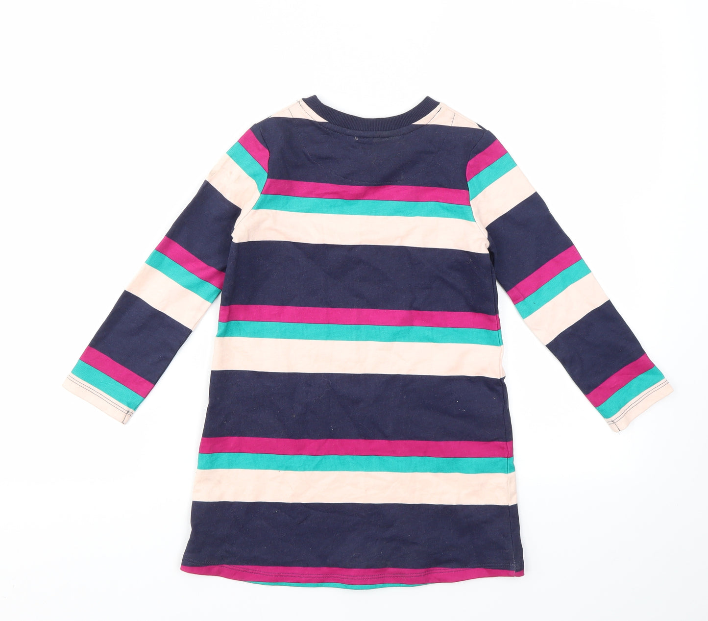 George Girls Multicoloured Striped  Fit & Flare  Size 3-4 Years