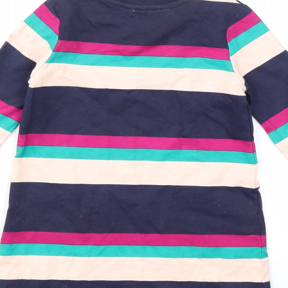 George Girls Multicoloured Striped  Fit & Flare  Size 3-4 Years