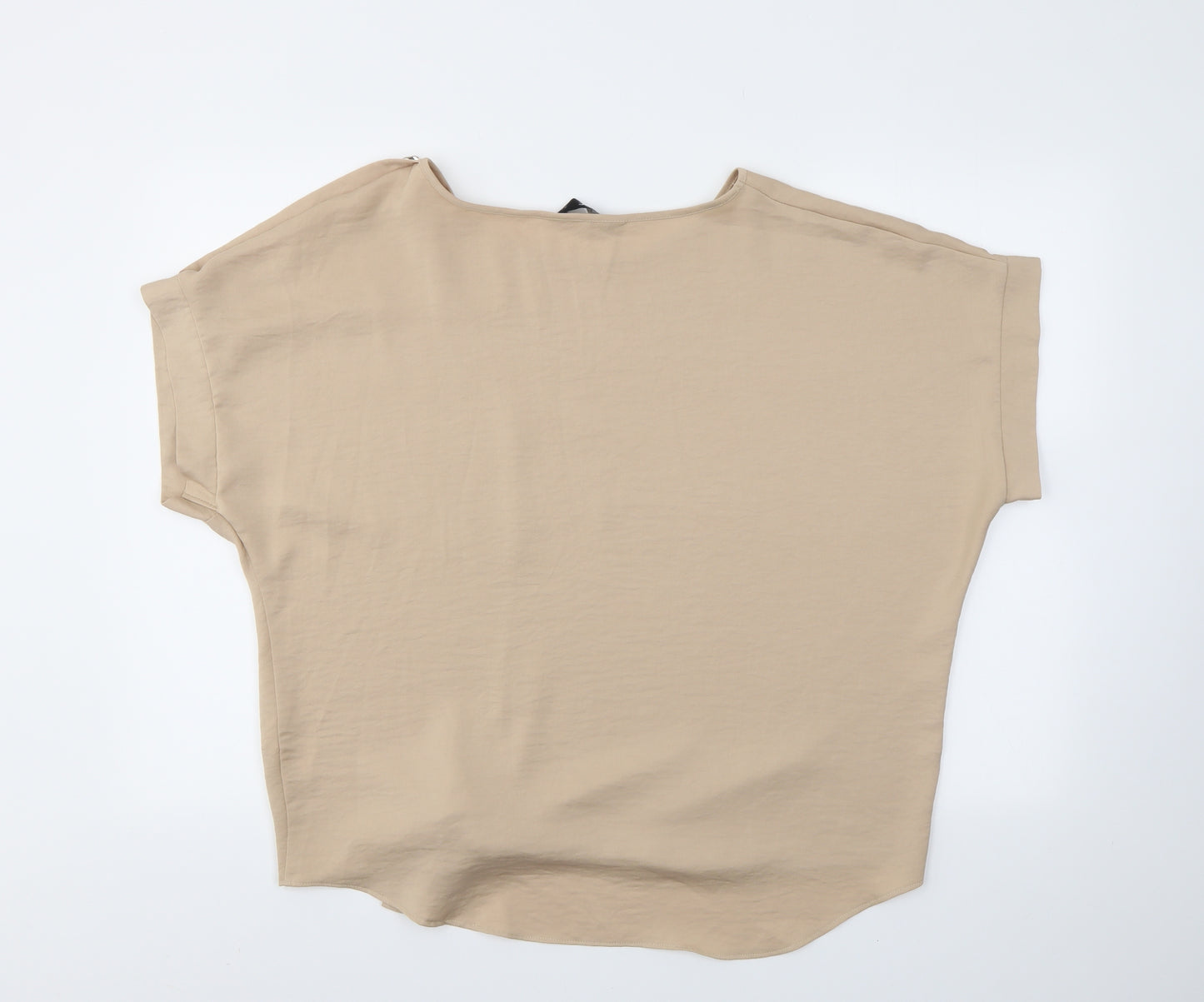 F&F Womens Beige   Basic Blouse Size 14