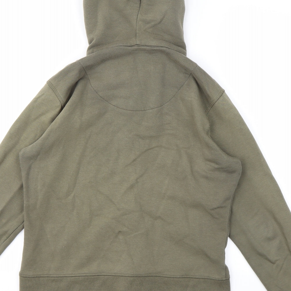 M&S Womens Green   Full Zip Jumper Size 10