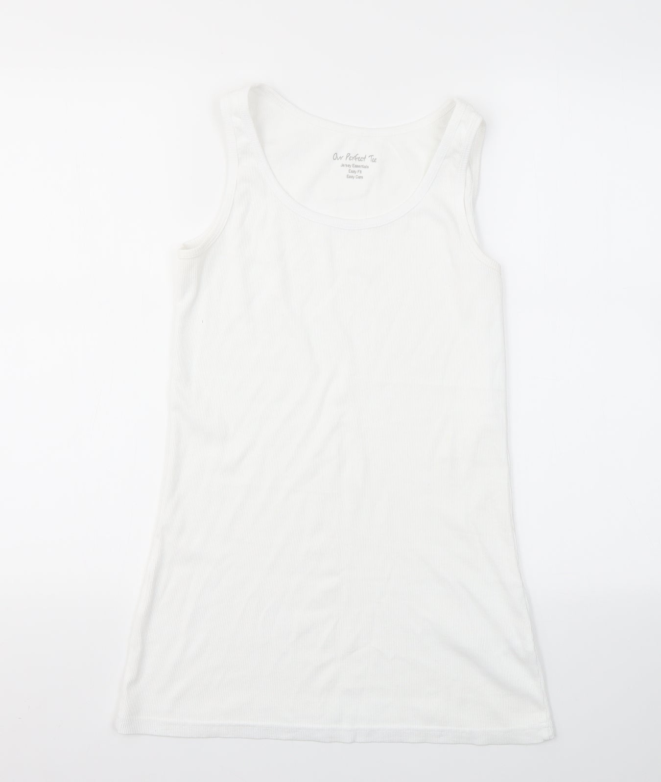 SOUTH  Womens White   Basic T-Shirt Size 14