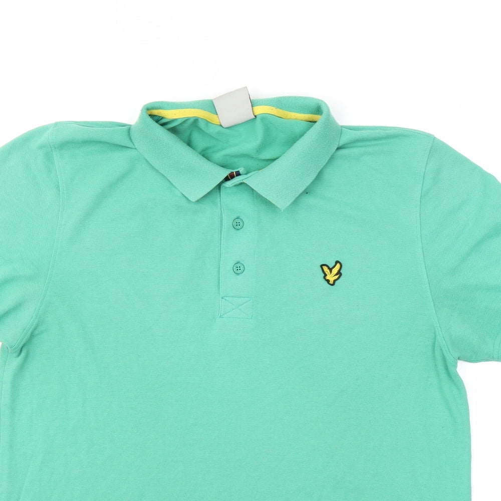 Lyle & Scott Mens Green    T-Shirt Size L