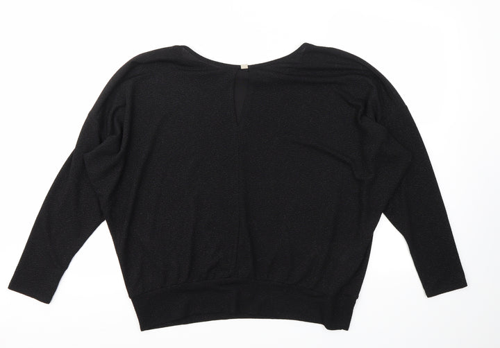 Wallis Womens Black Basic Blouse Size 16