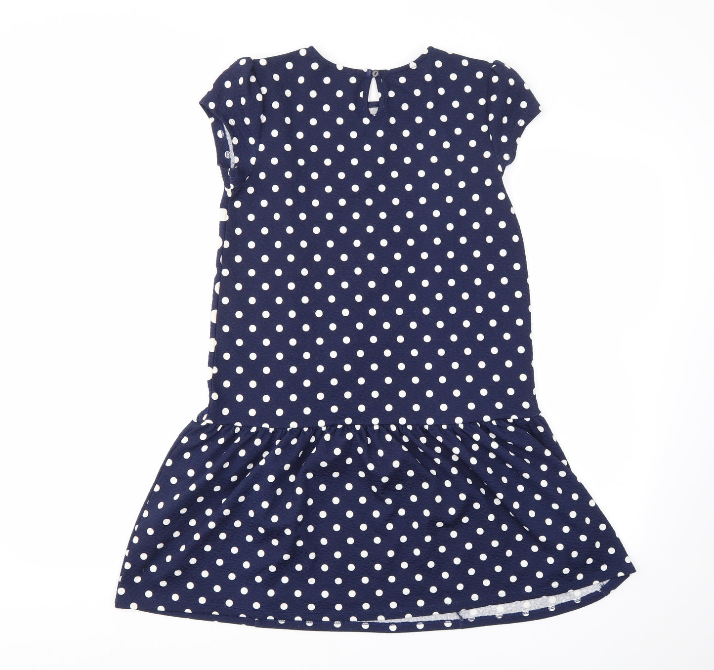 George Girls Blue Polka Dot  Fit & Flare  Size 11-12 Years