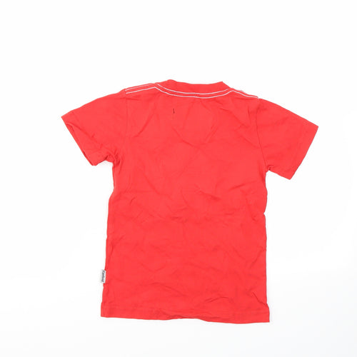 Garfield Boys Red Geometric  Basic T-Shirt Size 2 Years