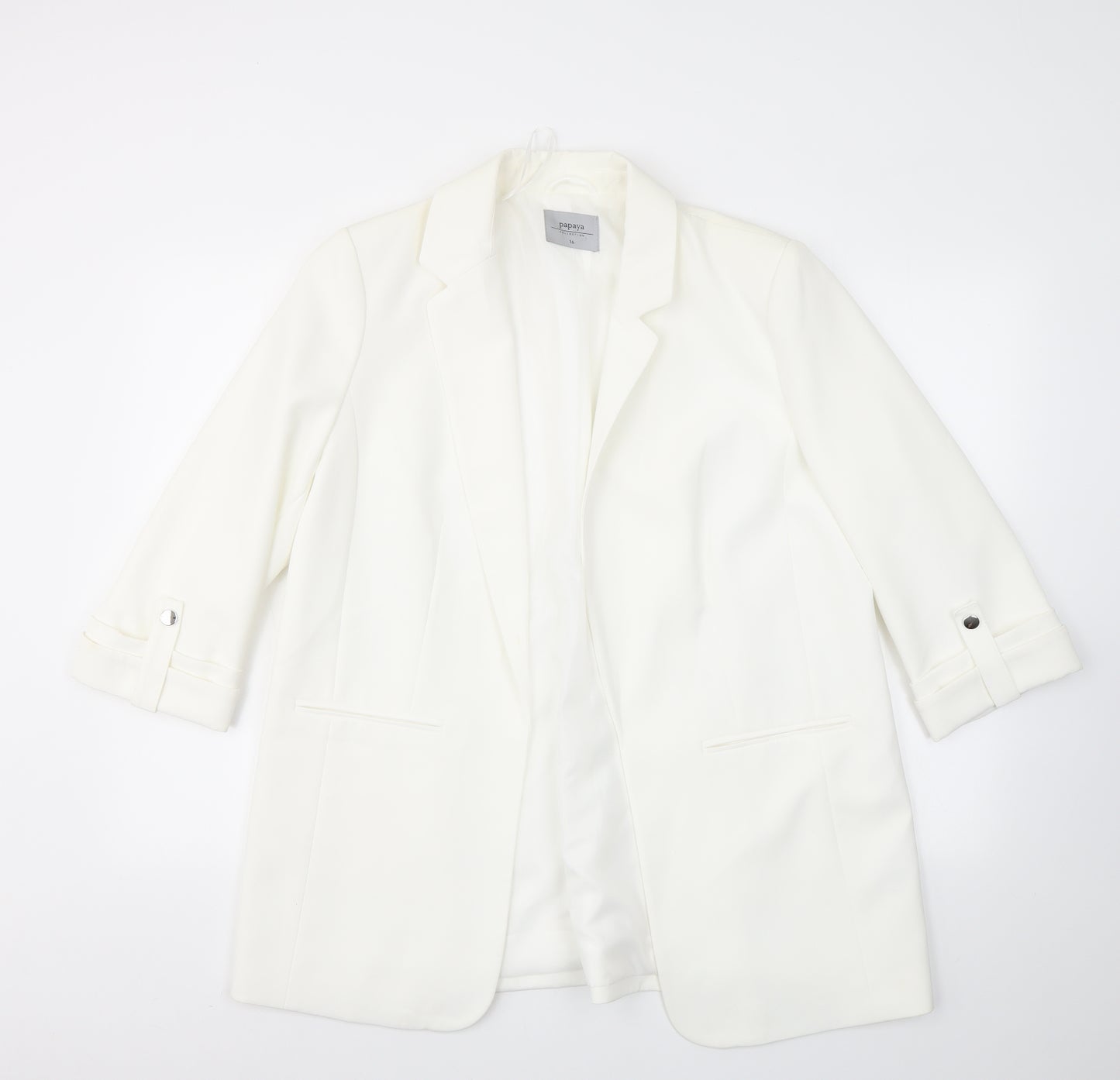 Matalan Womens White   Jacket Blazer Size 16