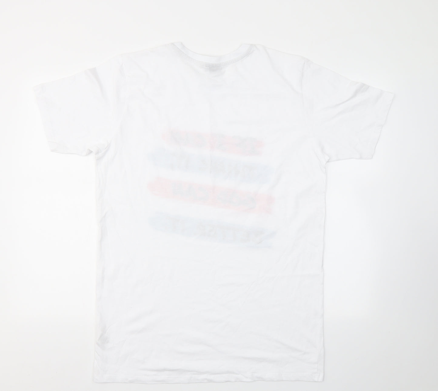 PREMIUM  Mens Multicoloured Geometric   T-Shirt Size L