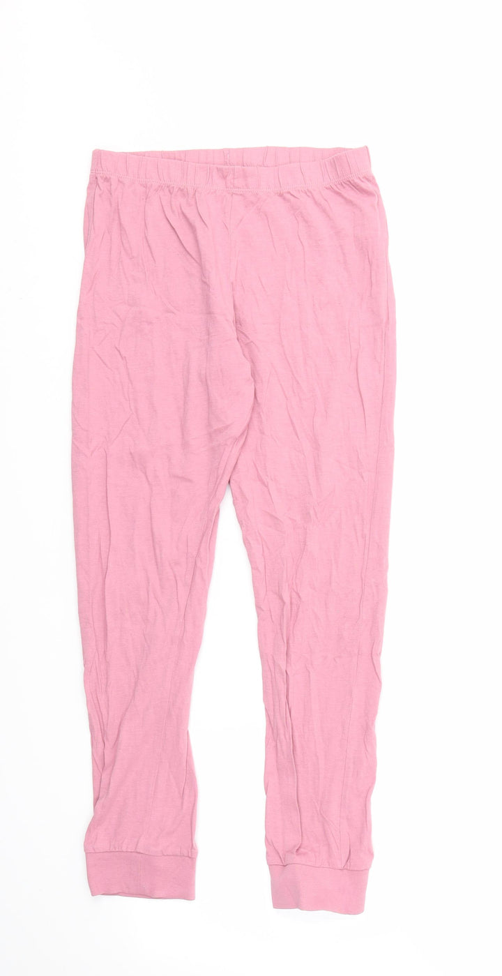 F&F Girls Pink Ikat Capri Trousers Size 11-12 Years