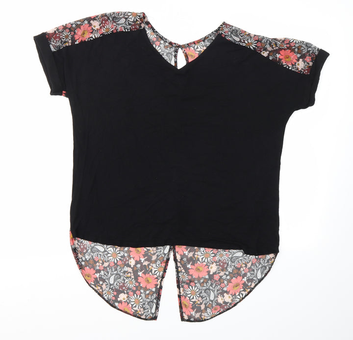 F&F Womens Multicoloured Floral Basic Blouse Size 12