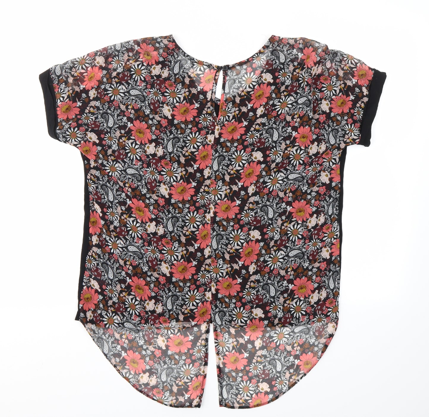 F&F Womens Multicoloured Floral  Basic Blouse Size 12