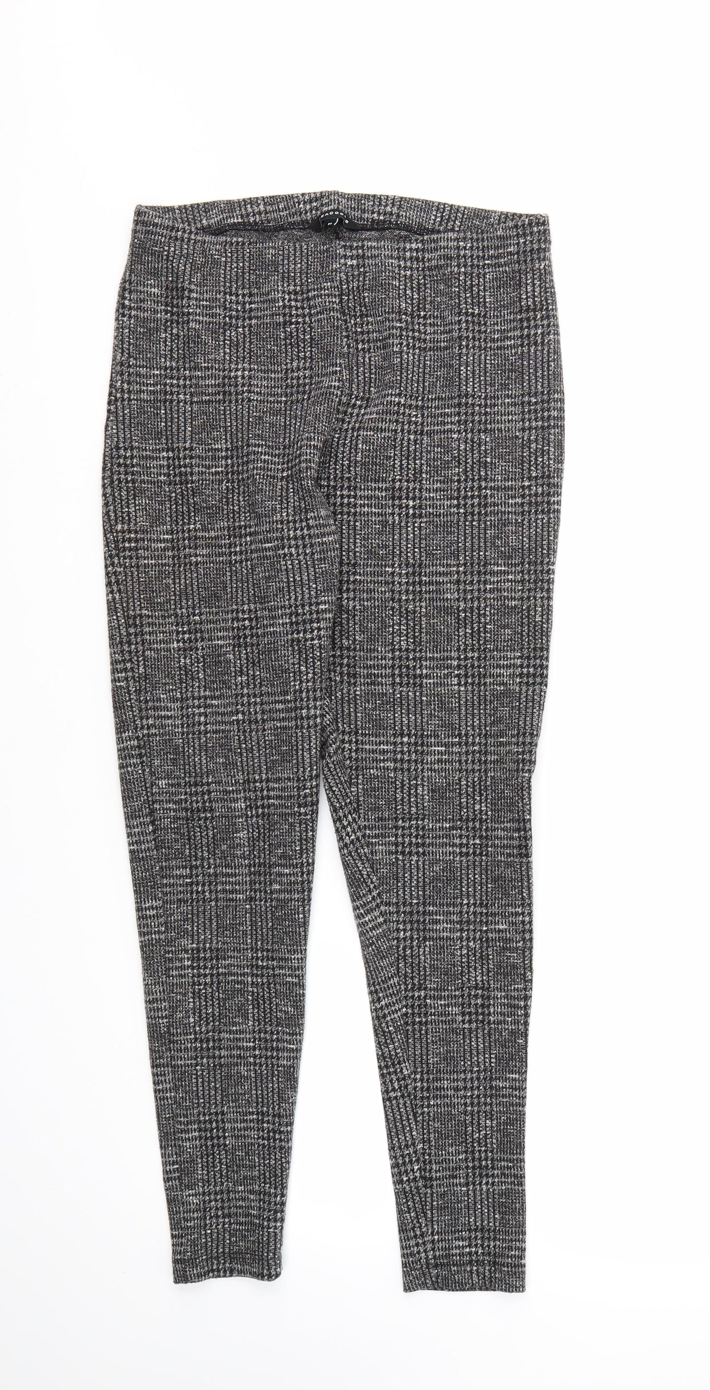 Peacocks Womens Grey   Sweatpants Trousers Size 14 L27 in - STRECHY WAISTBAND