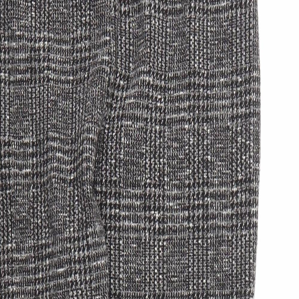 Peacocks Womens Grey   Sweatpants Trousers Size 14 L27 in - STRECHY WAISTBAND