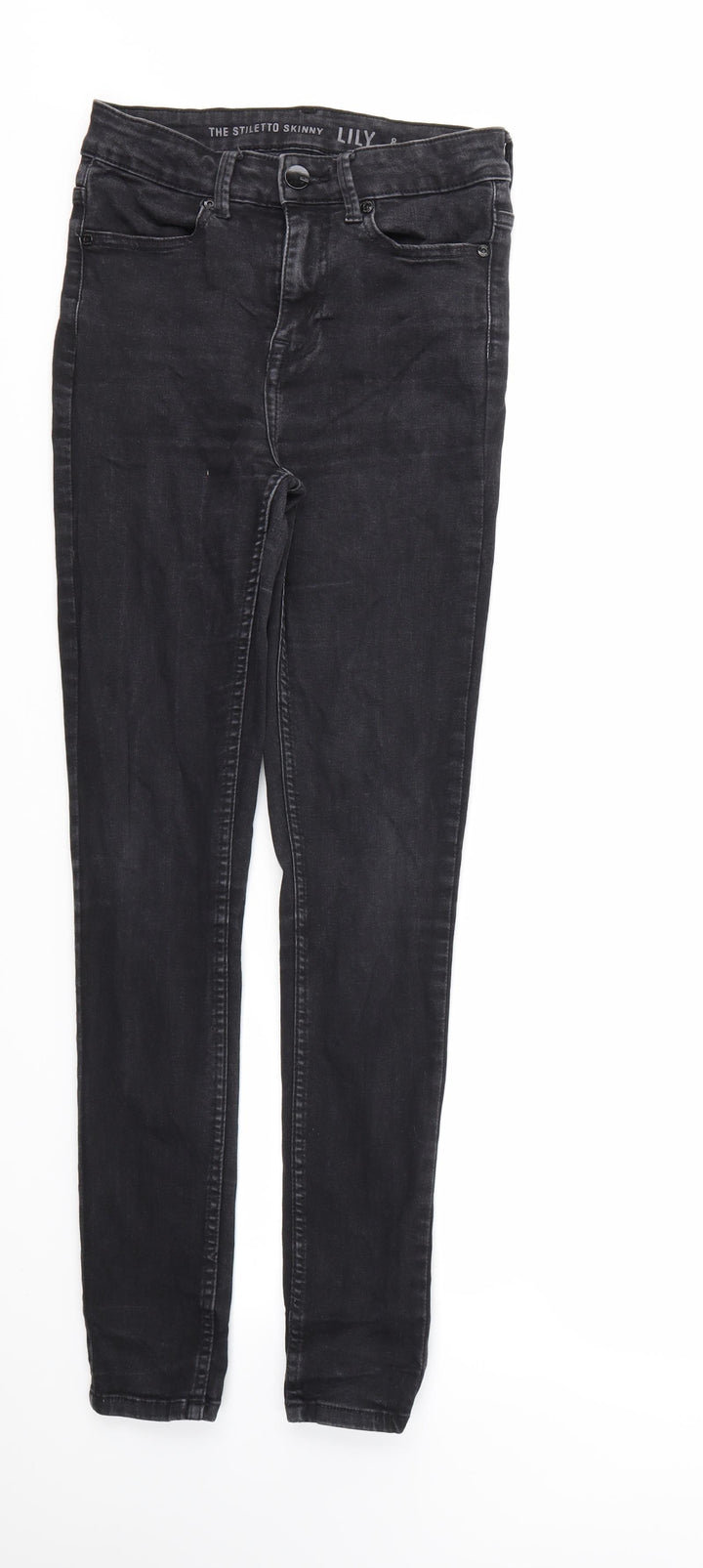 Oasis Womens Black Skinny Jeans Size 8 L29 in