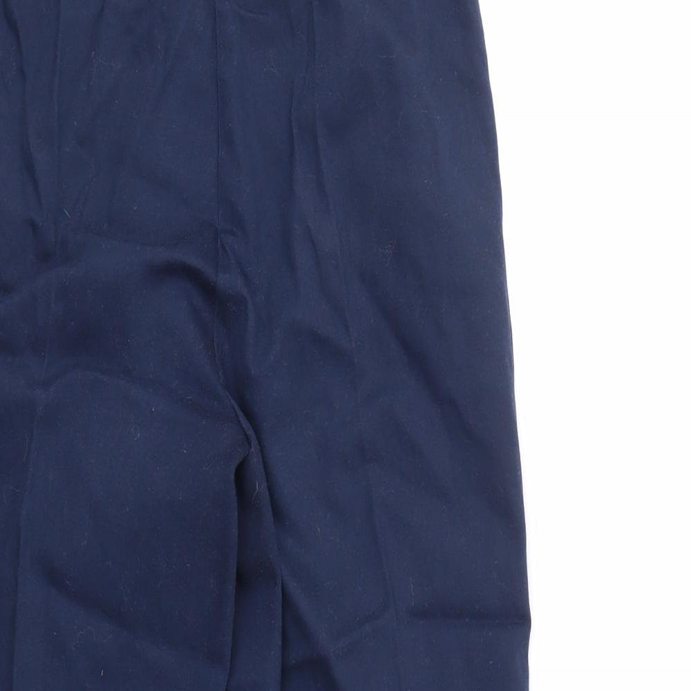 Signature Womens Blue   Capri Trousers Size M L32 in - STRECHY WAISTBAND
