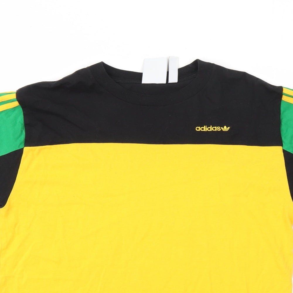 adidas Mens Multicoloured    T-Shirt Size M