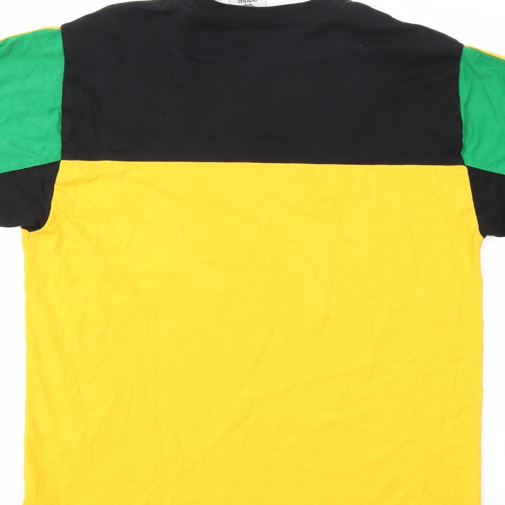 adidas Mens Multicoloured    T-Shirt Size M
