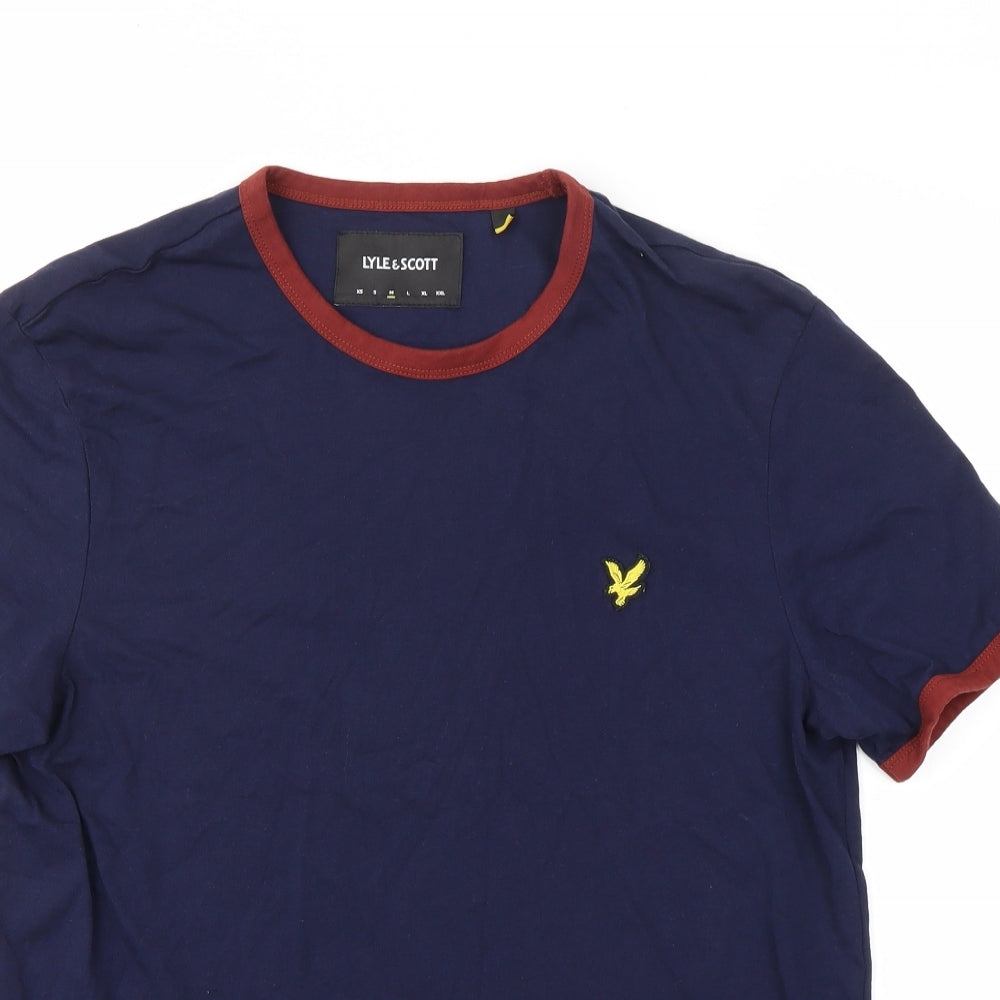 Lyle & Scott Mens Blue    T-Shirt Size M