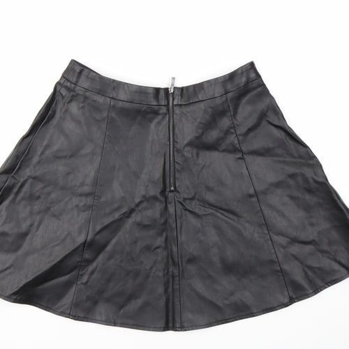 Oasis Womens Black   Flare Skirt Size 10