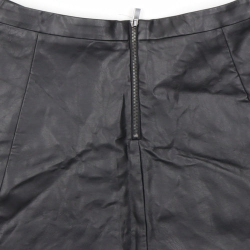 Oasis Womens Black   Flare Skirt Size 10