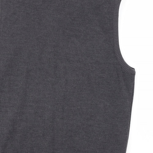 M&S Womens Grey   Full Zip Jumper Size M