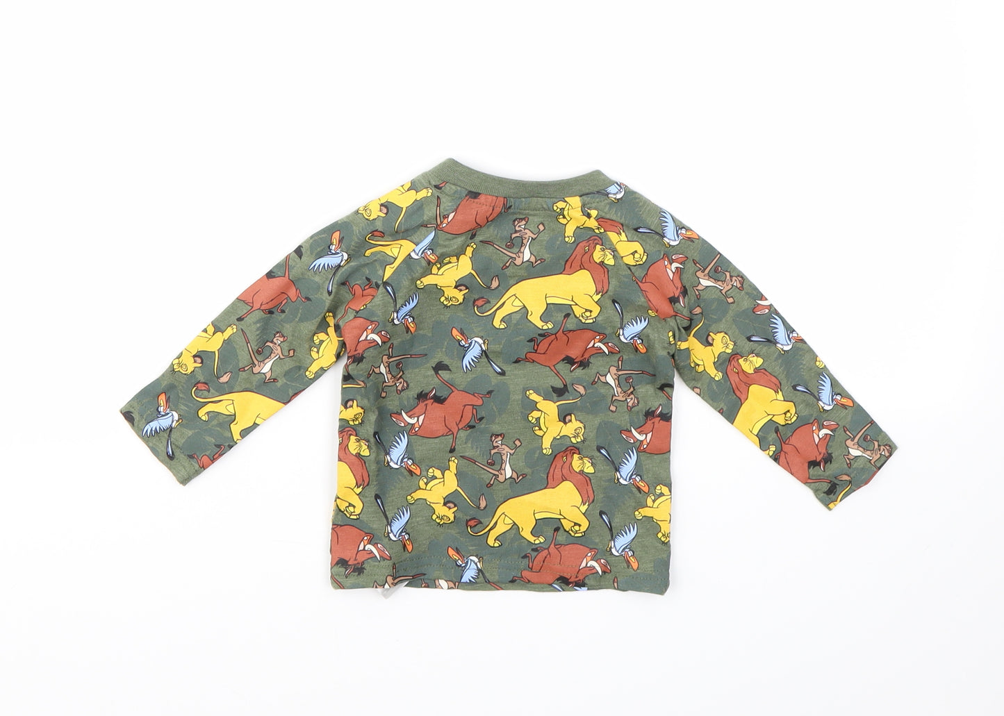 Primark Boys Multicoloured Animal Print  Basic T-Shirt Size 3-6 Months