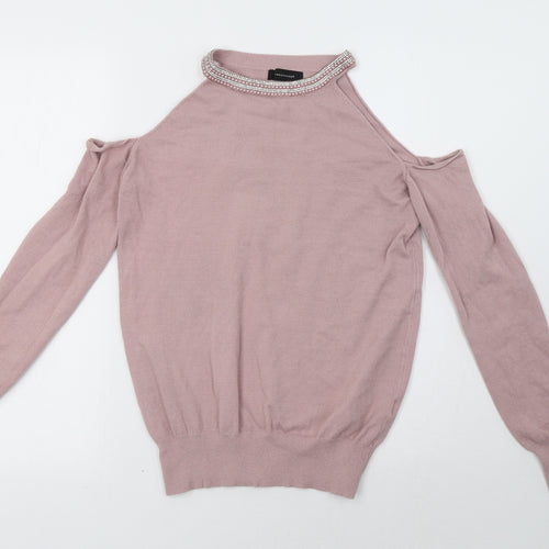 Primark Womens Pink   Pullover Sweatshirt Size 8