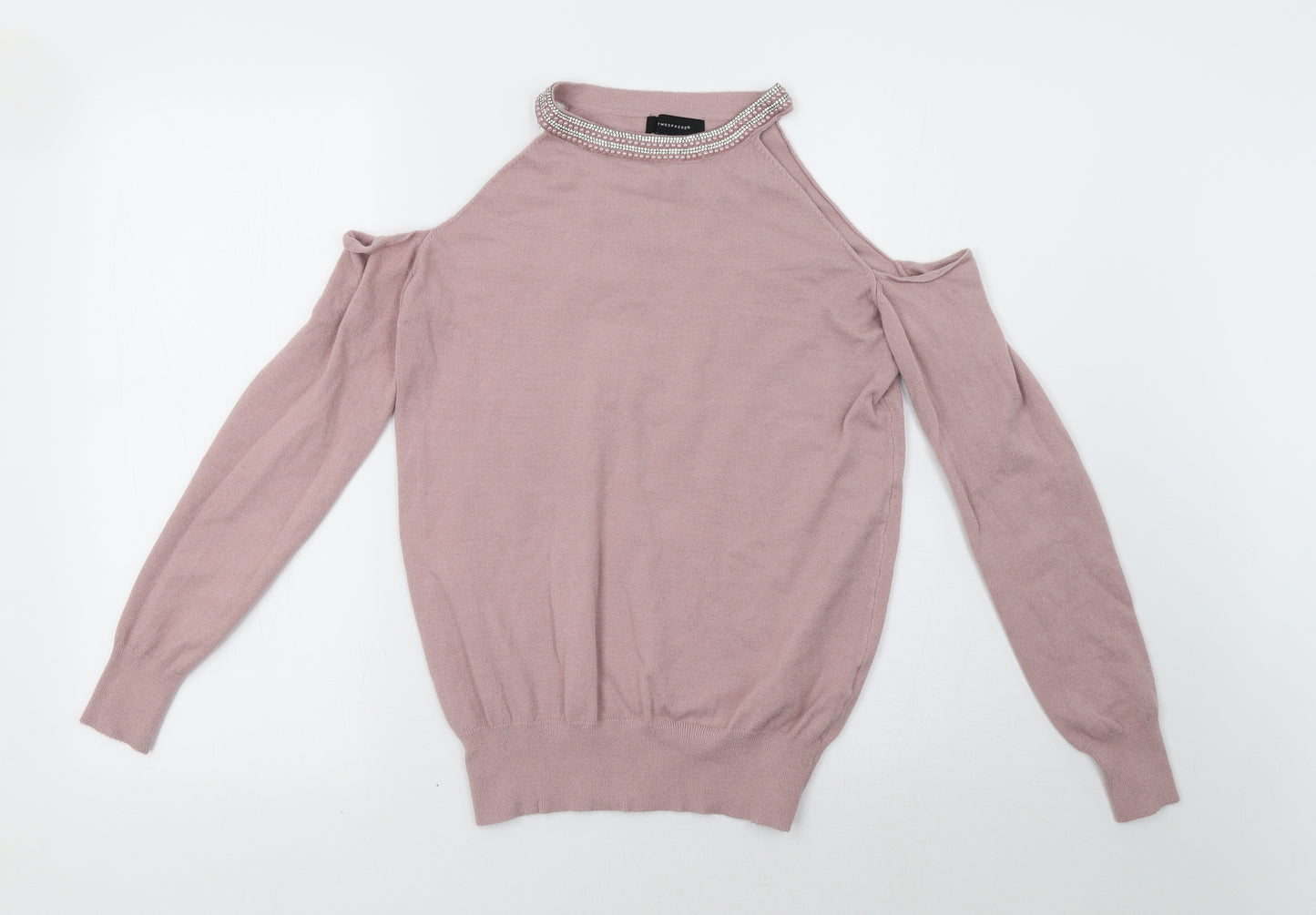 Primark Womens Pink   Pullover Sweatshirt Size 8