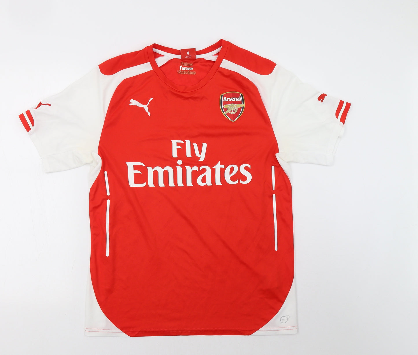 PUMA Mens Red   Basic T-Shirt Size M  - arsenal football