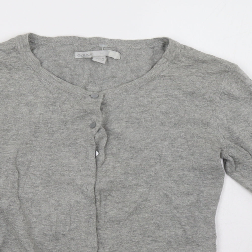 Old Navy Womens Grey   Cardigan Jumper Size M