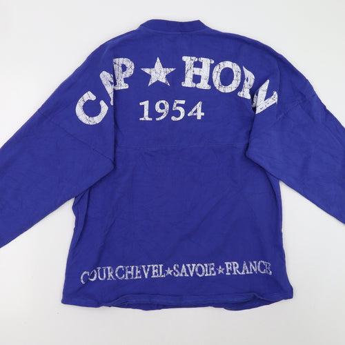 raja Womens Blue   Pullover Sweatshirt Size M