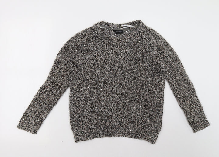 Topshop Womens Brown   Pullover Sweatshirt Size 6