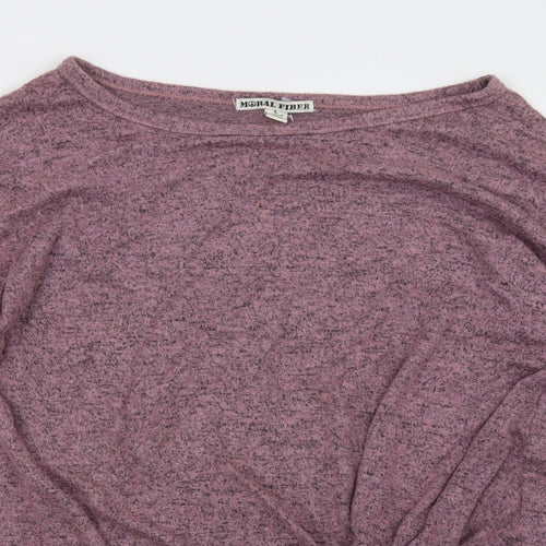 moral fiber Womens Purple   Pullover Sweatshirt Size L