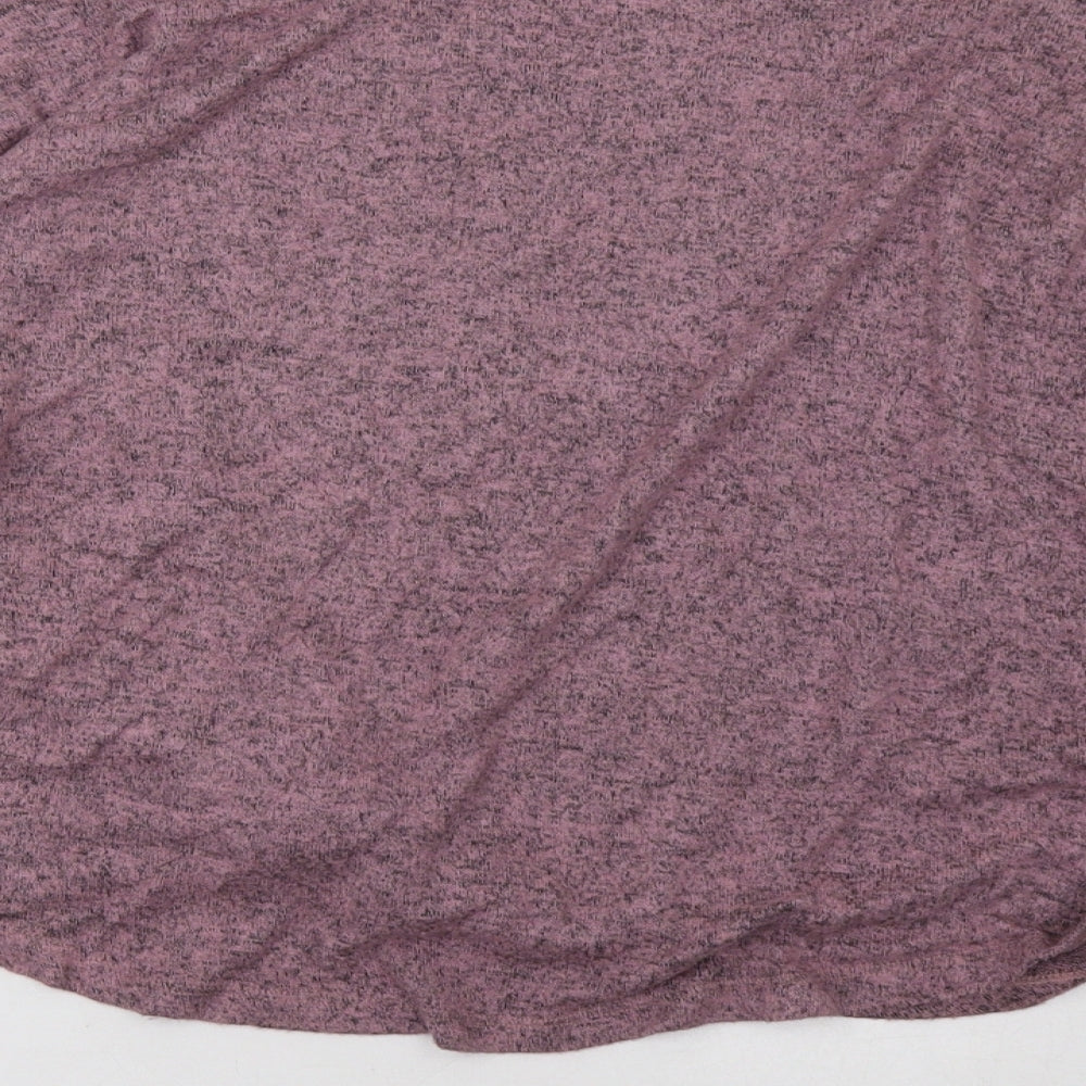 moral fiber Womens Purple   Pullover Sweatshirt Size L