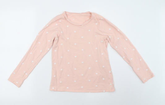 George Girls Pink Polka Dot   Pyjama Top Size 12 Years