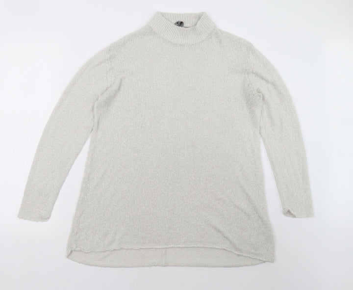 H&M Womens Beige   Pullover Sweatshirt Size M