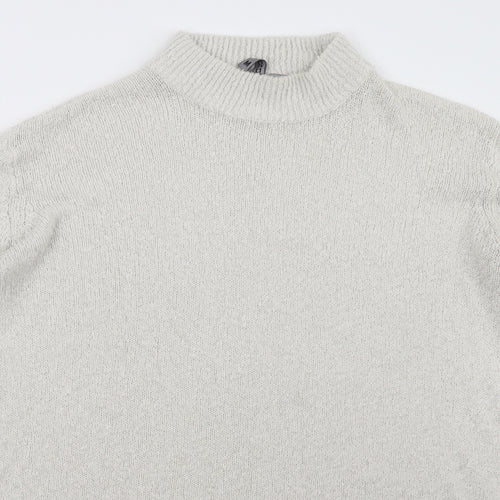 H&M Womens Beige   Pullover Sweatshirt Size M