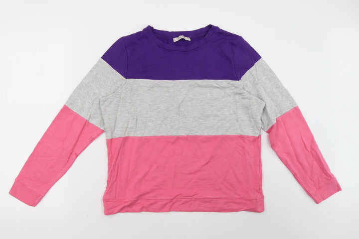 Oasis Womens Pink   Pullover Sweatshirt Size M