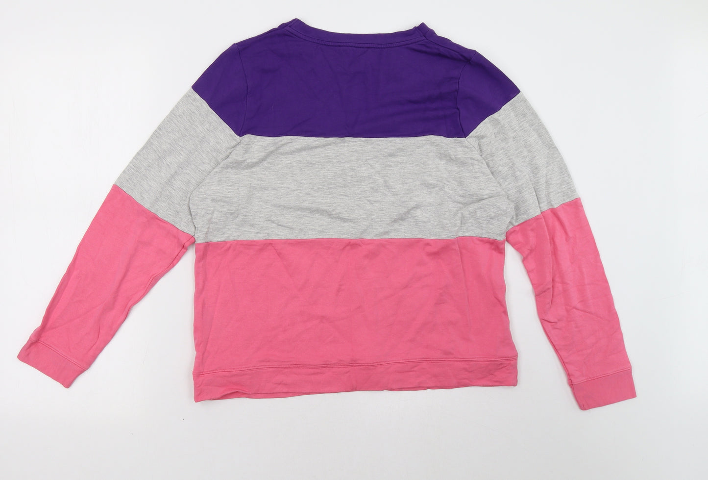 Oasis Womens Pink   Pullover Sweatshirt Size M