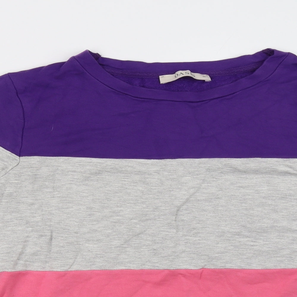 Oasis Womens Pink   Pullover Sweatshirt Size M