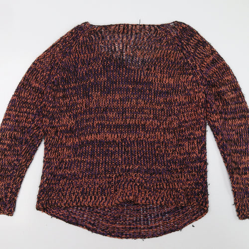H&M Womens Pink   Pullover Sweatshirt Size L