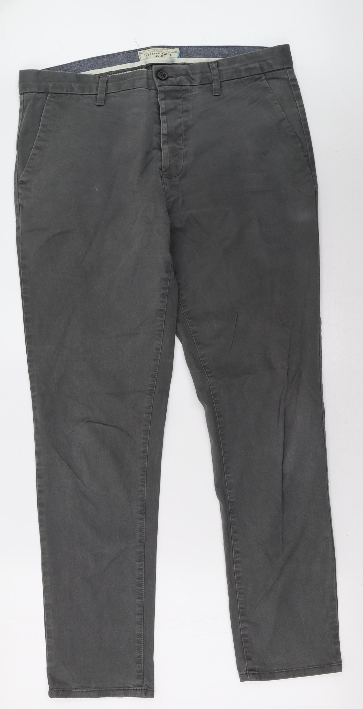 NEXT Mens Grey   Trousers  Size 34 L31 in