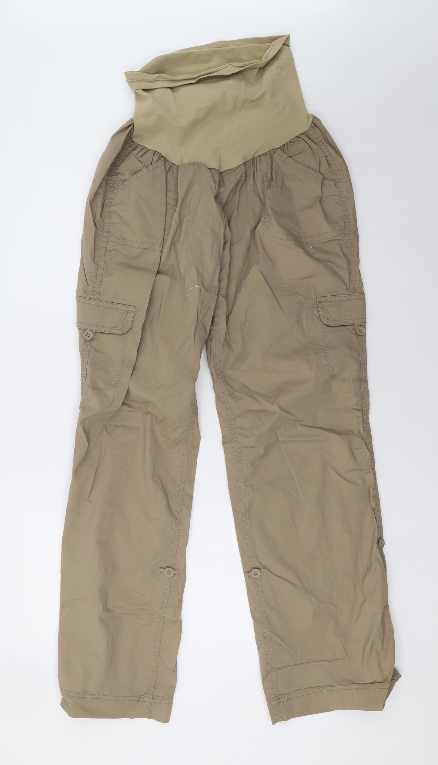 Motherhood Womens Beige   Cargo Trousers Size L L32 in